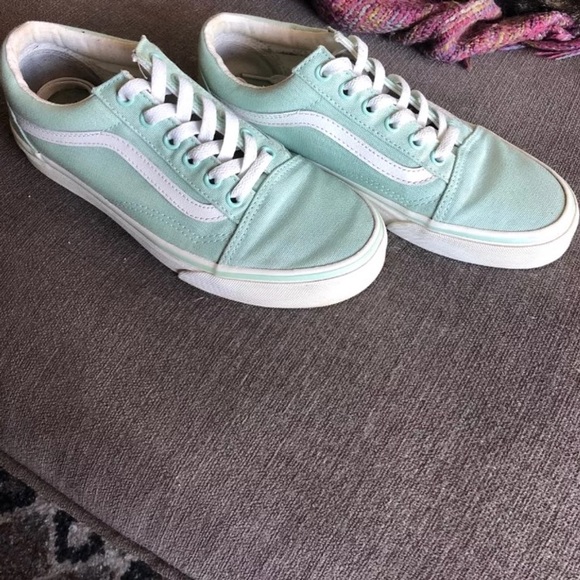 Old Skool Vans Teal/ Gossamer Green - Picture 3 of 4